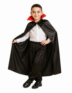 Mantello Vampiro 8/10 anni - di alta qualità, ideale per il carnevale, feste a tema ed eventi speciali. 2